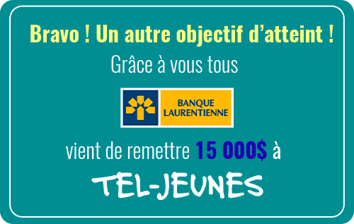 Donateur Défi émotions - Banque Laurentienne à Tel-Jeunes